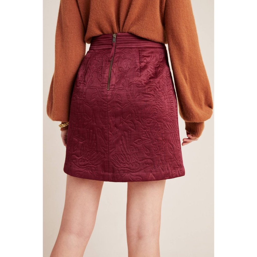 Anthropologie Maeve Beatrice Quilted Mini Skirt - Picture 4 of 4